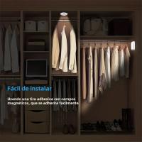 Luces Nocturnas Inteligentes Con Sensor De Movimiento LED Para Armario Luz De Emergencia Automática Con Succión Magnética Y Pilas Incluidas - details 7