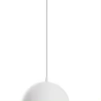 TECNOLUX EURO Lámpara Iluminación colgante moderna nordica Rosca E27 para el Restaurante Dormitorio Sala de Estudio Loft Pasillo color blanca con amarillo (int.) diámetro 23 cm - 1