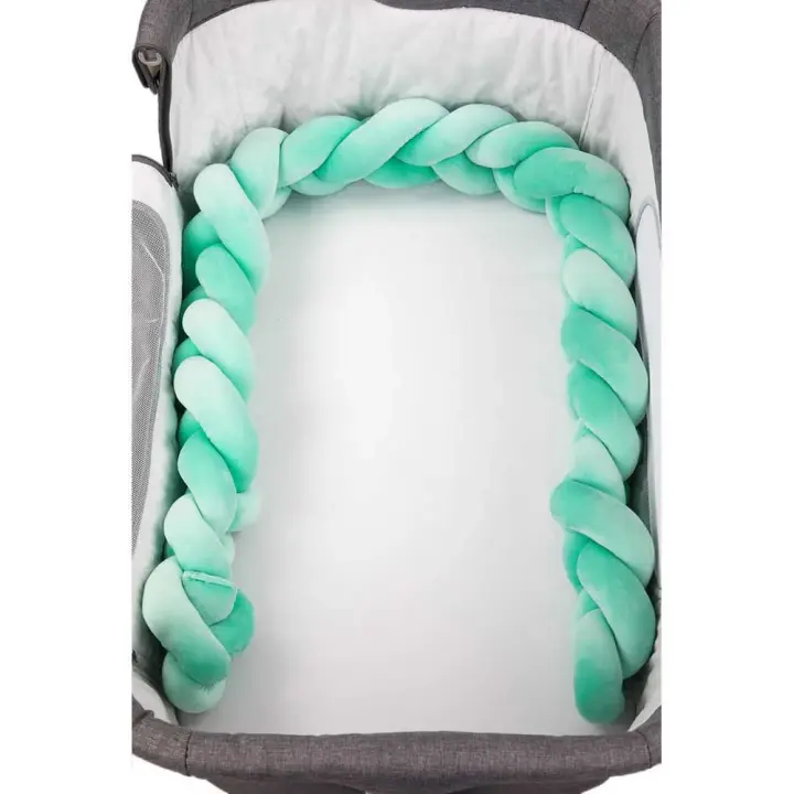 Immiebear Protector Cuna Trenza Verde Cunas - 1