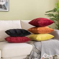 Fundas De Cojines Lumbar 2PCS 12x20 Pulgadas Estilo Farmhouse De Terciopelo Negro Rojo Verde Rosa Fundas De Cojines De Masaje Para Cama - details 0