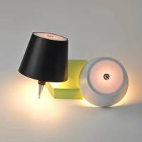 Lámpara De Noche Inalámbrica LED Para Botellas Con Control Táctil De 3 Colores Y Ajuste Sin Fin Para Barra Vino Mesas Luz De Mesa - details 11