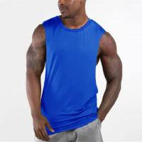 Top De Gimnasio Para Hombre Camiseta Sin Mangas De Algodón Estilo Deportivo Casual Para Verano Color Negro Blanco Azul Gris Rojo Amarillo Tallas M L XL XXL - details 13