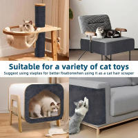 Alfombra De Rasguño Para Gatos Adhesiva Y Trimmable Protector De Sofá Y Muebles Antirrascas Para Interiores Y Esquina - details 3
