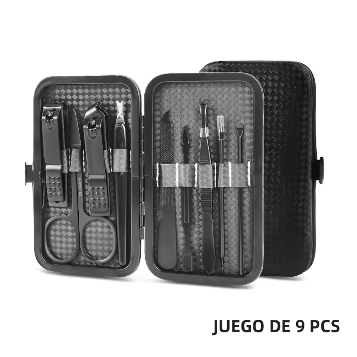 Set De Manicura 9/19/30pcs Tijeras Y Cortauñas De Acero Inoxidable Multifuncionales Para Uñas Y Cejas Kit De Cortauñas - 1