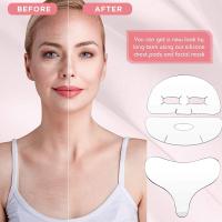 Parches De Silicona Reutilizable Para El Pecho Y El Cuello Conjunto De Parches De Cara Completa Para Mujeres Y Niñas Eliminación De Arrugas Y Mejora Del Contorno Del Rostro - details 3