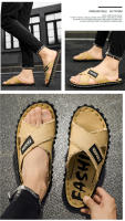 Zapatillas De Lona Para Hombre Verano Sandalias Casuales De Tela Para Interiores Y Exteriores Antideslizantes Cómodas Para El Hogar Y Paseos - details 11
