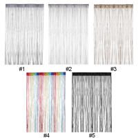 Cortina Decorativa De Puerta 100cm X 200cm Panel De Pared Para Ventanas Cortina De Tela Con Borla Divisor De Habitaciones Para Entradas - details 4