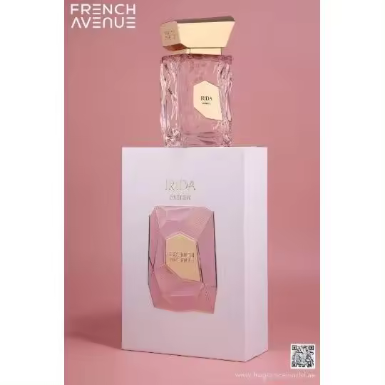 Perfume Árabe 100% Original French Avenue Irida Extrait de Parfum Unisex 80ml – Exclusiva Fragancia Oriental con Rosa, Oud y Vainilla, Inspirado en la Alta Perfumería Árabe para Quienes Buscan Lujo, Sofisticación y Elegancia Atemporal - 1