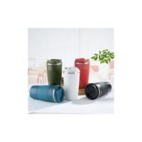 Termo Cafe, Taza Thermal 380Ml Tazas de Cafe, Taza Termo Cafe para Descargar Maple Inox sin BPA, Thermal Vase Café y Te in Prueba de Fugas, para Café Frío y Caliente, leche y té (Azul) - details 0