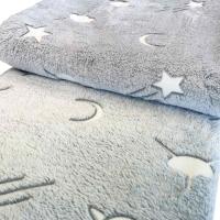 Manta Decorativa Infantil Estrellas que Brillan en la Oscuridad - 160x220 cm | Alo Home - details 2