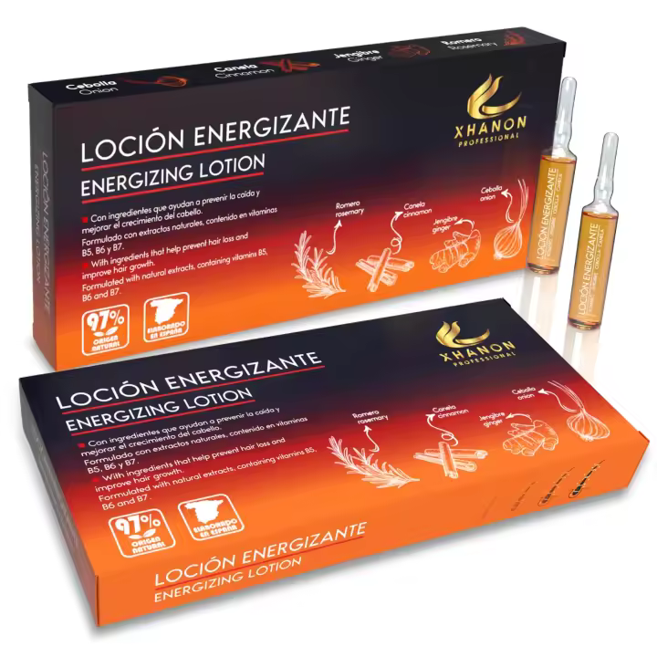 2 PACK Ampollas Anticaída para el Cabello Mujer y Hombre - Fórmula 97% Origen Natural - Con Extractos Vegetales - Romero, Canela, Jengibre y Cebolla - 1