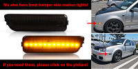 2pcs Luces Laterales De Marcador LED Con Lente Ahumada Amarilla Para Volkswagen MK4 Golf Jetta Bora B5/B5.5 Passat Y Beetle GTI R32 Estilo Euro - details 0