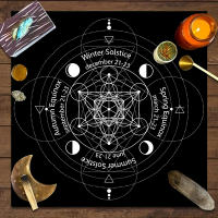 Mantel De Taro Con Doce Constelaciones Y Cielo Estrellado 1pc Decoración De Juego De Tarot Estilo Moderno Poliéster 100% - details 24