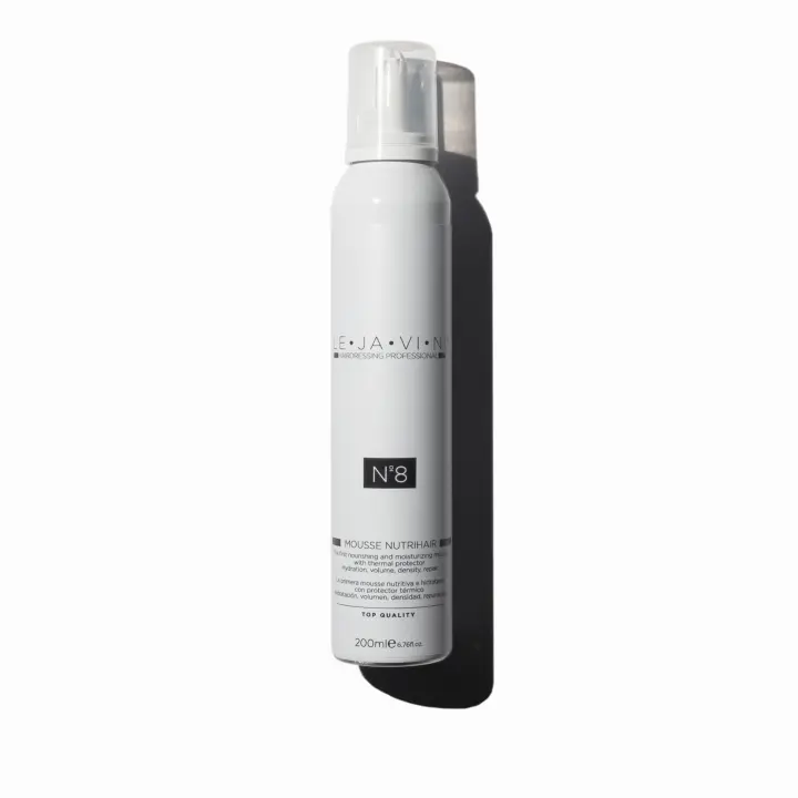Lejavini Nº8 Mousse NutriHair 200mL - Espuma de Pelo Nutritiva e Hidratante - Sin Fijación - 1