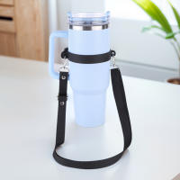 Portabotellas Con Correa Ajustable Para Stanley 30oz/40oz Porta Botella Libre De Manos En Silicona Y Poliéster Color Variado - details 1