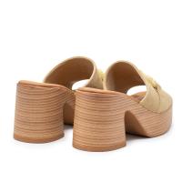 Zuecos de madera mujer VEXED 10747 PALA MADERA ESTRIBO SERRAJE VANILLA 32684 24V - details 1