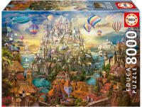 Educa - Ciudad de los sueños  Puzzle de 8000 Piezas. Medida 192 x 136 cm. + 14 años Educa19570 - details 0