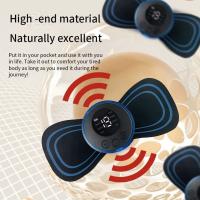 Masajeador Eléctrico De Músculo EMS Máquina De Masaje Cuello 8 Modos 19 Niveles De Fuerte Vibrador Instrumento De Relajación Corporal - details 0