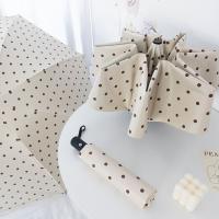 Parasol De Protección Solar UV Paraguas Automático Plegable Con Patrón De Polka Doble Uso Para Lluvia Y Sol Material De Tela De Nylon 190T Para Adultos - details 0