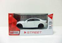 MONDO MOTORS STREET - 2008 BMW M3 COUPÉ - Escala 1:43 - Coche deportivo - Color blanco - Juguete creativo - Coleccionable - Edad recomendada mayores de 8 años - details 0