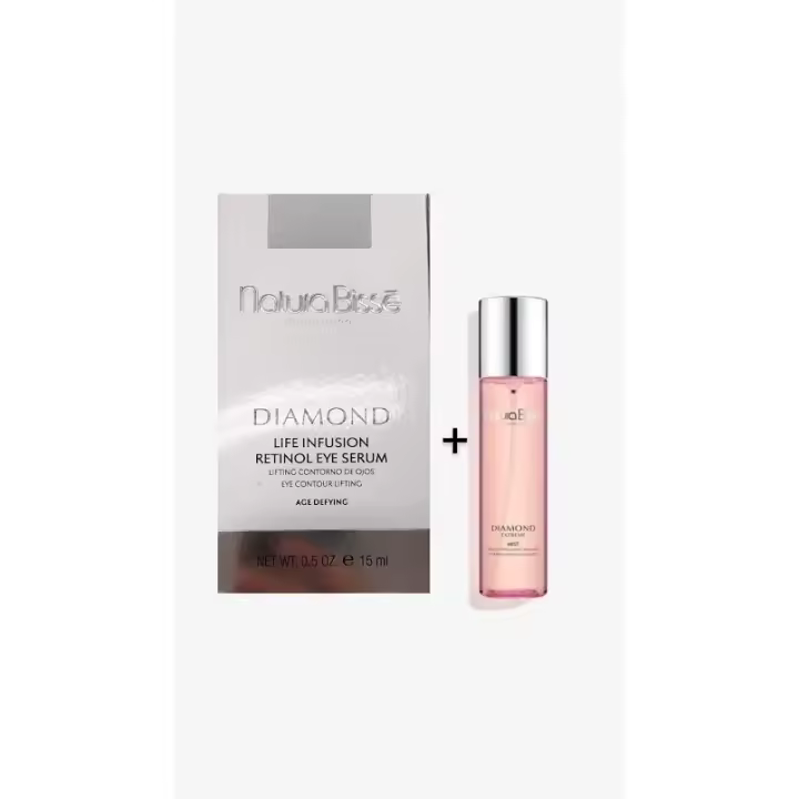 Natura Bisse DIAMOND LIFE INFUSION RETINOL EYE SERUM Lifting contorno de ojos 15ml+  minitalla premium diferente de regalo - 1