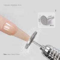 Cabeza De Perforación De Diamante Para Uñas Y Pies Metálica De Salón Remover Callos Y Muñecos Con Broca Eléctrica - details 0
