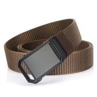 Cinturón Táctico De Nylon Transpirable Para Hombres Con Hebilla Automática Cinturón De Lona Coreana Versátil Para Estudiantes Y Outdoor - details 11