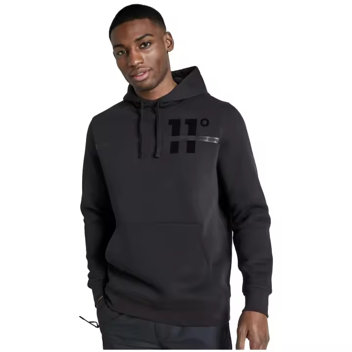 Sudadera con Capucha 11 Degrees Flock Print Large Graphic - para hombre en color negro - 1
