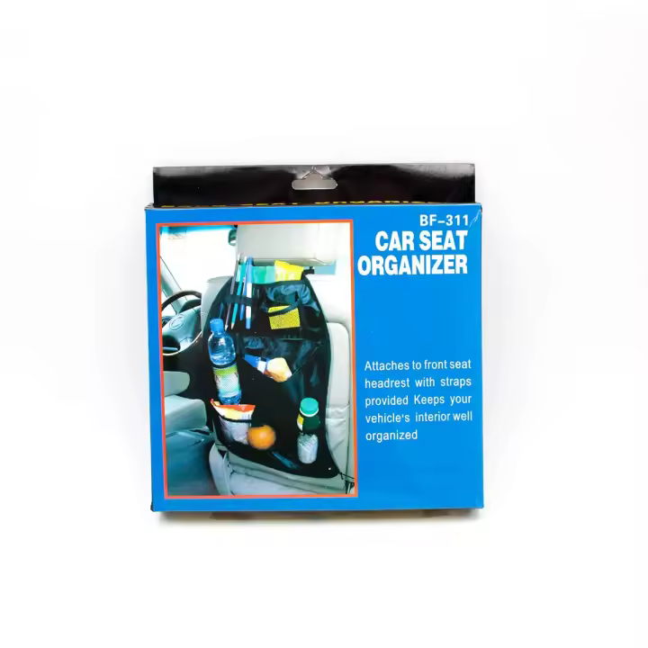 MOLCARAUTO Organizador de asiento trasero con bolsillo Impermeable Protector de Asiento, Universal - 1
