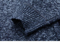 Chaqueta De Lana Gruesa Para Hombre Otoño Invierno Azul Claro Manga Larga Cierre Completo Cardigan De Fleece Talla Grande Ropa Casual - details 13