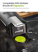 Cafetera de Cápsulas HiBREW H1B 6 en 1, Tanque de Agua de 600 ml, Extracción a 19 Bares de Presión, Modo Frío/Caliente, Indicador LED, para Cápsulas Kcup*/Nes*/DG*/Polvo de Espresso, Negro - details 11