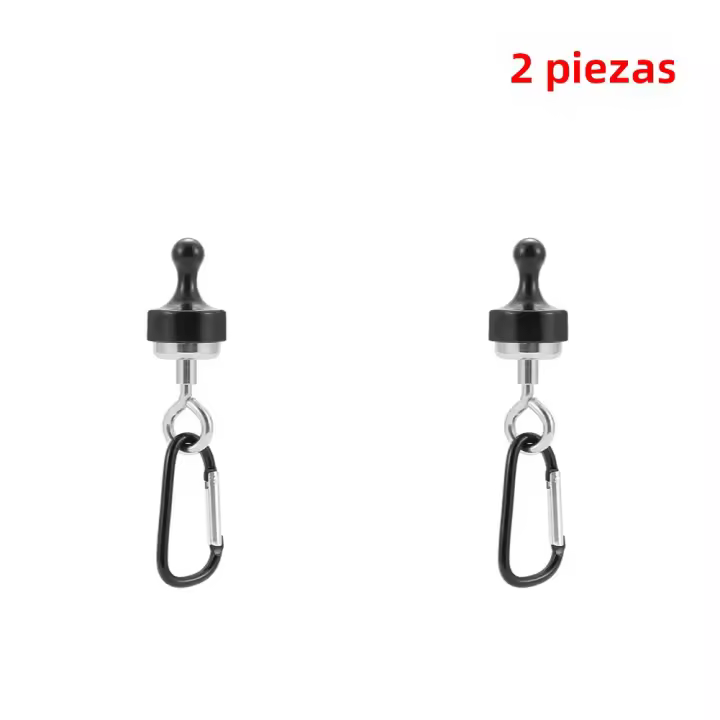 Gancho Magnético Fuerte Para Acampar En Tienda De Campaña Con Anclaje Luz Y Gancho De Tipo D Accesorio Multifuncional De Montañismo - 1