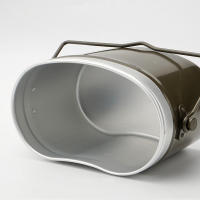 TARKA Caja De Almuerzo Alemana Anodizada De Aluminio Para Camping Pesca Picnic Deportes Al Aire Libre Con Utensilios De Cocina Para 1 Personas - details 3