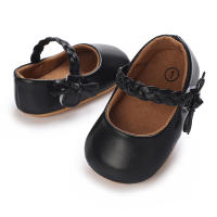 Zapatos De Princesa Para Bebé Niña En Lace Blanca Mocasines Con Lazo Y Borde Antideslizante De Goma Primera Calzado Para Caminar - details 187