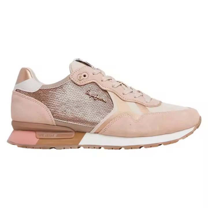 Pepe Jeans Zapatillas Brit Sequins Blanco - 1
