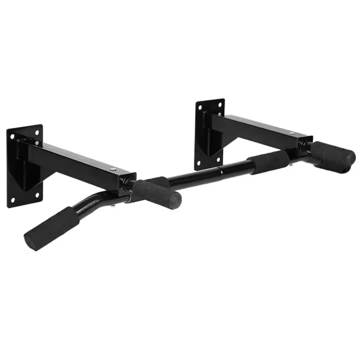 Ociodual Barra de Dominadas de Pared Elevación Pull Up Flexiones Dorsales Hasta 200Kg Negra Gym Gimnasio para Hogar Casa Fija - 1