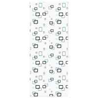 vidaXL Estor enrollable para ducha tela 110x240 cm ancho 106 cm en color Círculos/Burbuja/Gris claro y más | protección solar decorativa para ventanas hogar oficina dormitorio fácil de instalar - details 1