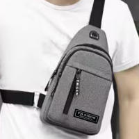 Bolso Bandolera Para Hombres Estilo Casual Deportivo Y De Viaje Con Cierre De Cremallera Material De Nylon Adecuado Para Correr Y Viajes - details 4
