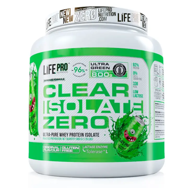 LIFE PRO NUTRITION CLEAR ISOLATE ZERO 800G - Aislado de Proteína Con Textura Ligera - Con Todos los Aminoácidos Esenciales - 1