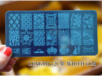 Set De 1 Unidad De Placas De Stamping Para Uñas Con Estampador Y Scraper Transparente Accesorios De Manicura Templado De Silicona Y Plástico - details 10