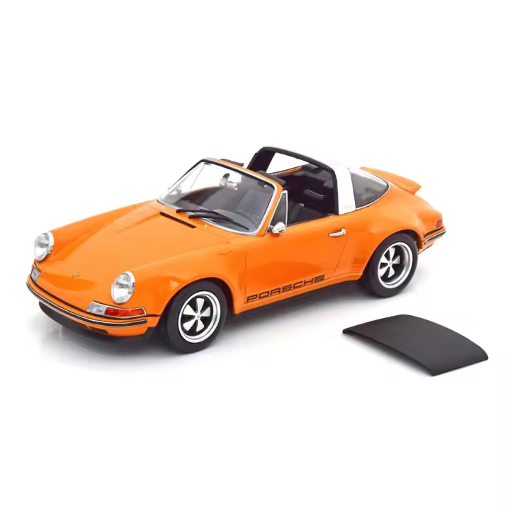 KK Escala 1/18 PORSCHE 911 PLATE SINGER NARANJA-KKDC180472 - 1