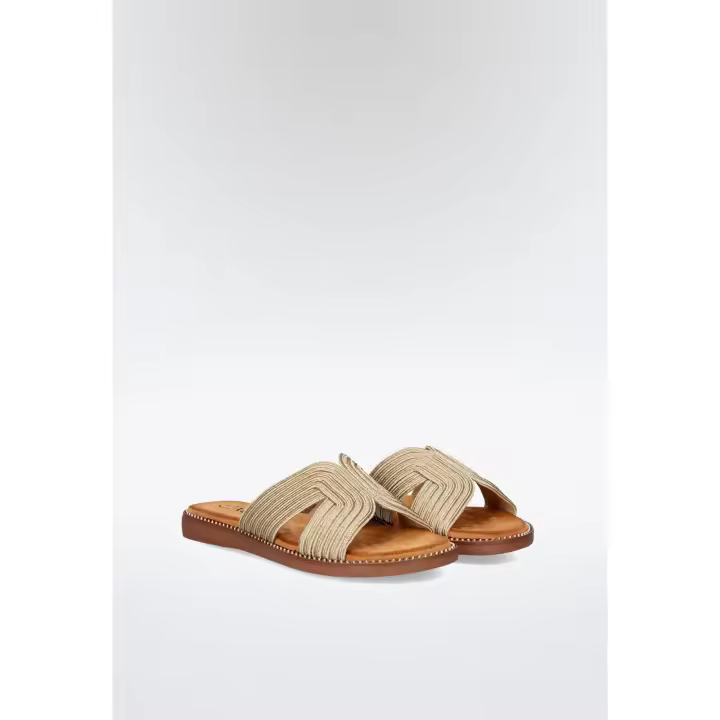 Sandalia plana de mujer oro EXE zf1982-f5 - 1