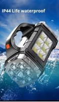 Linterna Portátil Potente Recargable USB Con Luz LED Solar Y COB Para Trabajo 4 Niveles De Iluminación Lámpara De Camping Y Teléfono Móvil - details 11