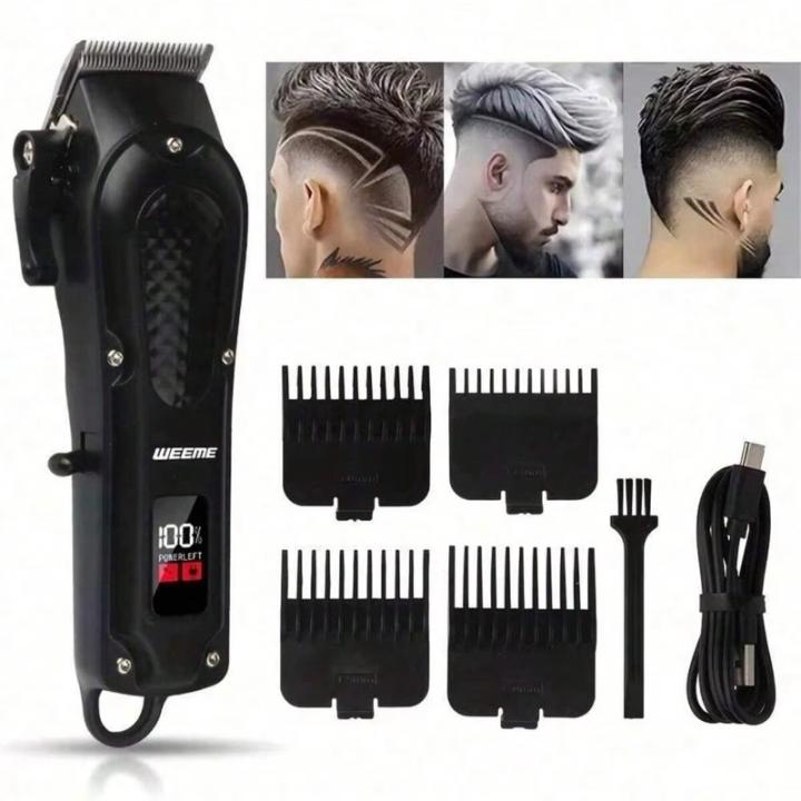 T9 Vintage Cordless Hair Clipper, Men’s Rechargeable Hair Cutting Machine / Nose Hair Trimmer Kit Professional Electric Shaver