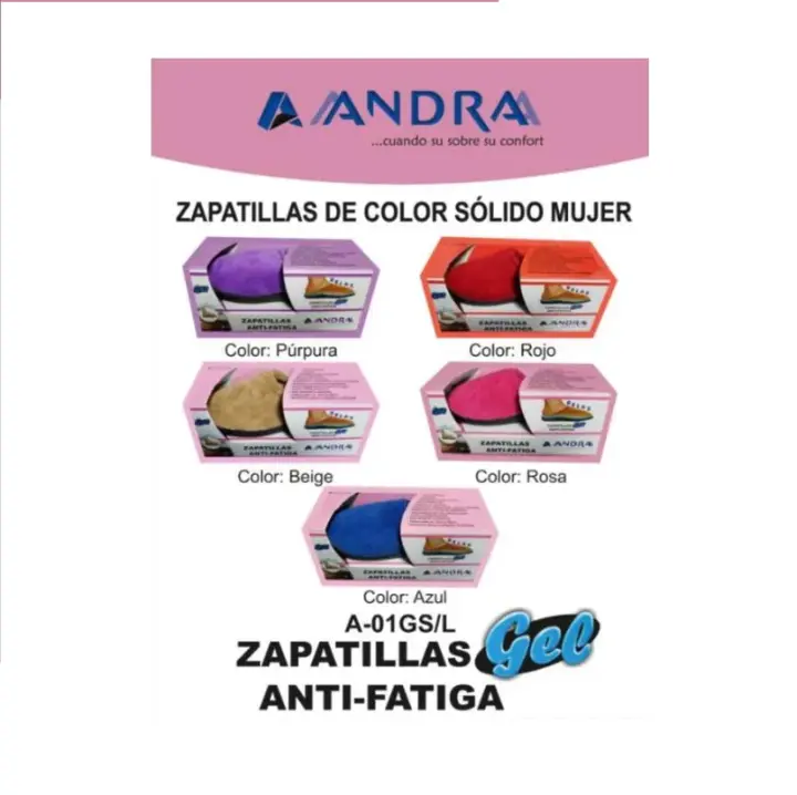 ANDRA - Zapatillas Gel Antifatiga Calmantes para pies cansados MUJER - 1