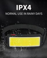 Linterna Frontal COB LED 3 Modos Recargable Por USB Lámpara De Cabeza Para Senderismo Y Acampar Impermeable Con Batería De Litio - details 5