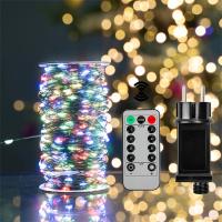 Luces De Cadena De Hadas 1000/500LED Para Decoración De Navidad Exterior Impermeables Con Control Remoto Para Árbol Calle Boda Fiesta - details 2