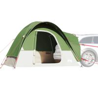 vidaXL Tienda de campaña de coche para 4 personas impermeable en color Azul/Verde/Gris y naranja - details 1