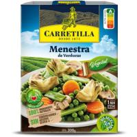 Carretilla Menestra de Verduras 10 Unidades de 300 g Platos Listos en 1 Minuto,Vegetal Ingredientes 100% Naturales,Sin Conservadores,Sin Aditivos y Sin Gluten. - details 0