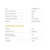 ORION91 Donclaif Aplique LED Inox 3w 243lm Blanco Cálido 3000k 65x65x72mm Nine&One Premium - Alta Calidad - details 0